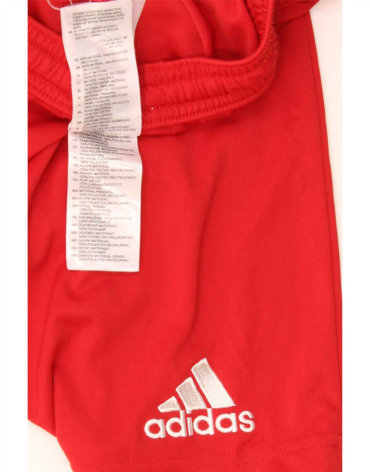 Adidas Mens Sport Shorts Large Red Polyester