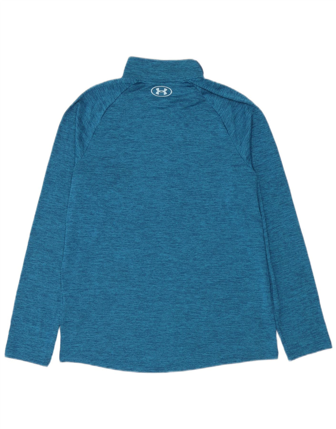 Under Armour Haut de Survêtement Zip Neck Pullover Homme Bleu Moyen Moucheté