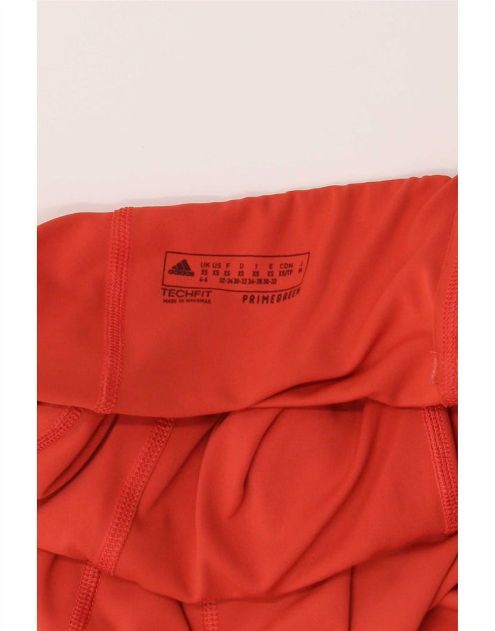 Adidas Grafiske Leggings til kvinder UK 4/6 XS Rød Polyester