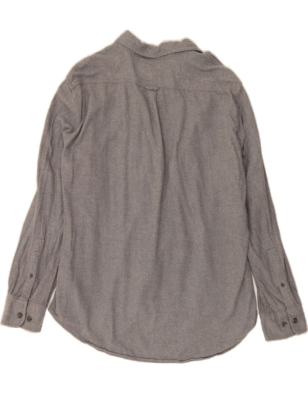 EDDIE BAUER Mens Flannel Shirt 2XL Grey Cotton Vintage Eddie Bauer and Second-Hand Eddie Bauer from Messina Hembry 