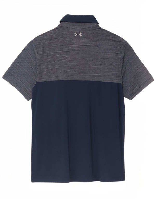 Under Armour Ανδρικό πουκάμισο Polo Loose Fit Small Navy Blue Colourblock