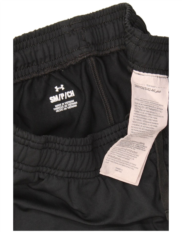 UNDER ARMOUR Womens Tracksuit Trousers UK 10 Small  Black Polyester