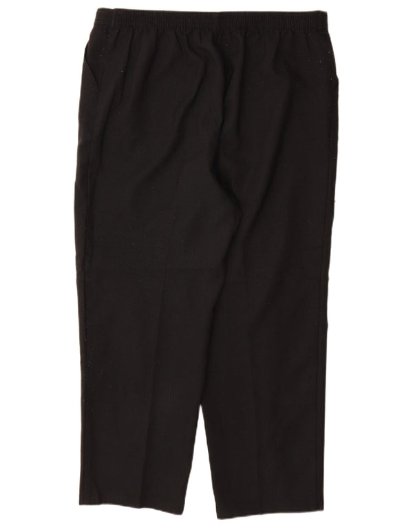 Pantaloni casual dritti da donna Marks & Spencer UK 18 XL W36 L28 neri
