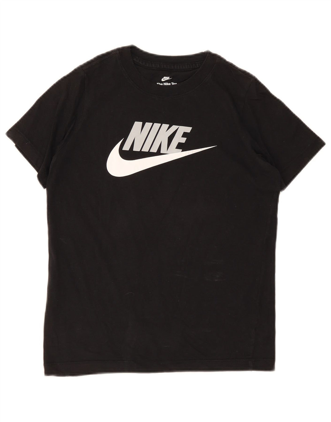 Nike Boys Graphic T-Shirt Top 10-11 Years Medium Black Cotton