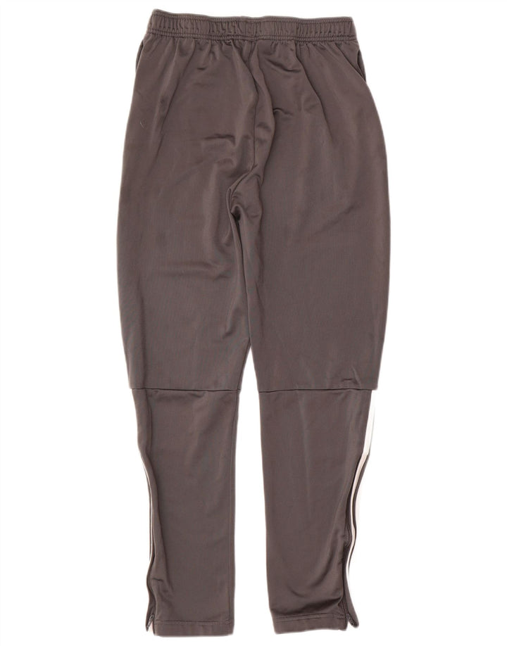 Adidas Boys Tracksuit Trousers 15-16 Years Grey Polyester