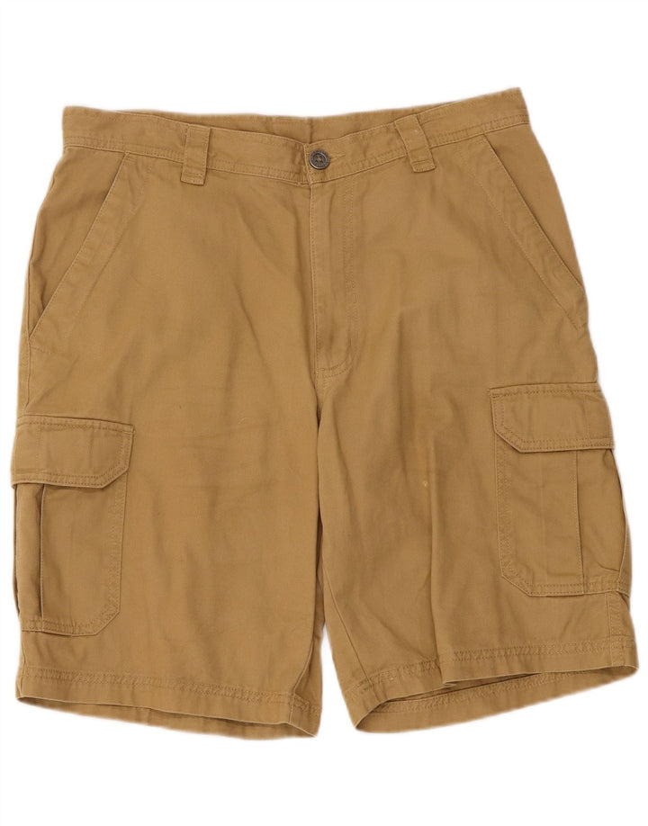 Columbia Mens Omni-Shade Cargo Shorts W32 Medium Beige Cotton