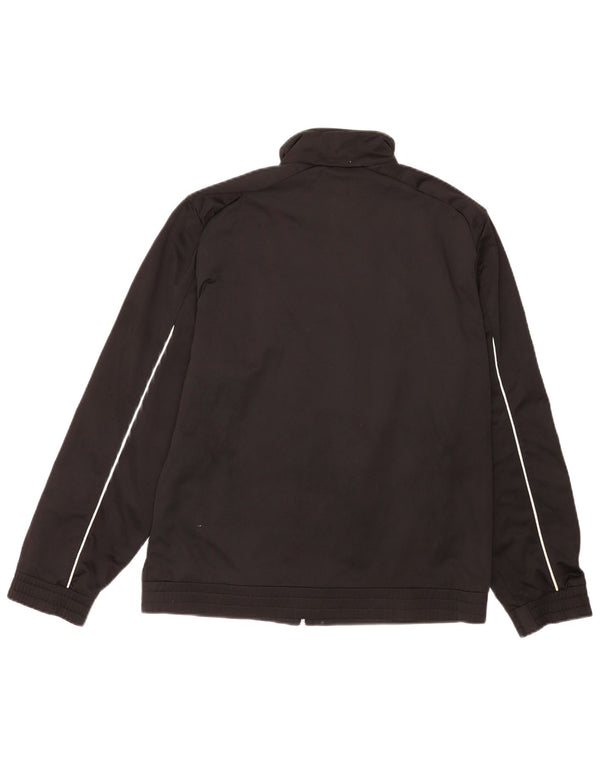 Lotto Mens Regular Fit Tracksuit Top Jacket Medium Black Polyester Sports