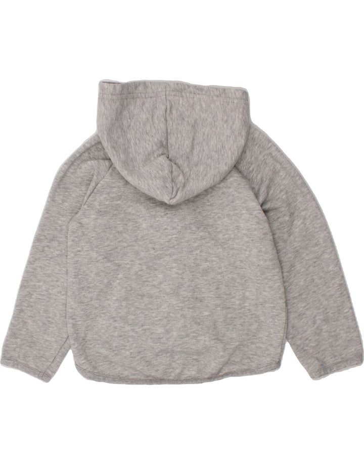 PUMA Girls Graphic Zip Hoodie Sweater 2-3 Years Grey Cotton Vintage Puma and Second-Hand Puma from Messina Hembry 