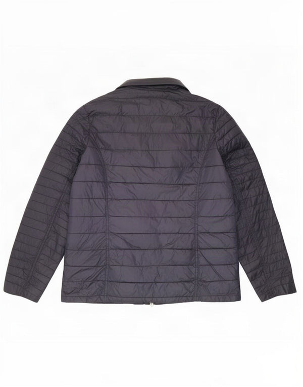 Barbour Dame Polstret Jakke UK 16 Large Navy Blue