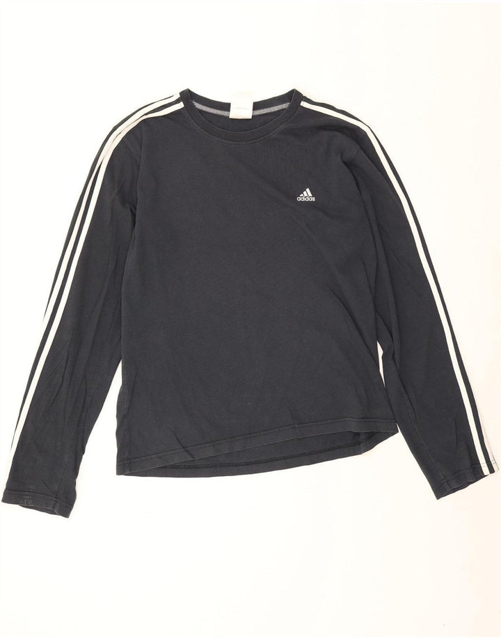 Top Adidas da uomo a maniche lunghe grande nero