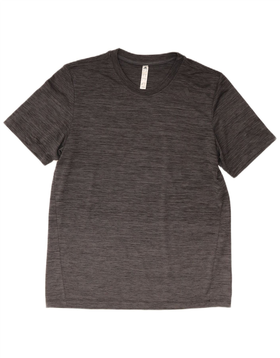 Adidas T-Shirt Homme Gris Moyen Moucheté Polyester