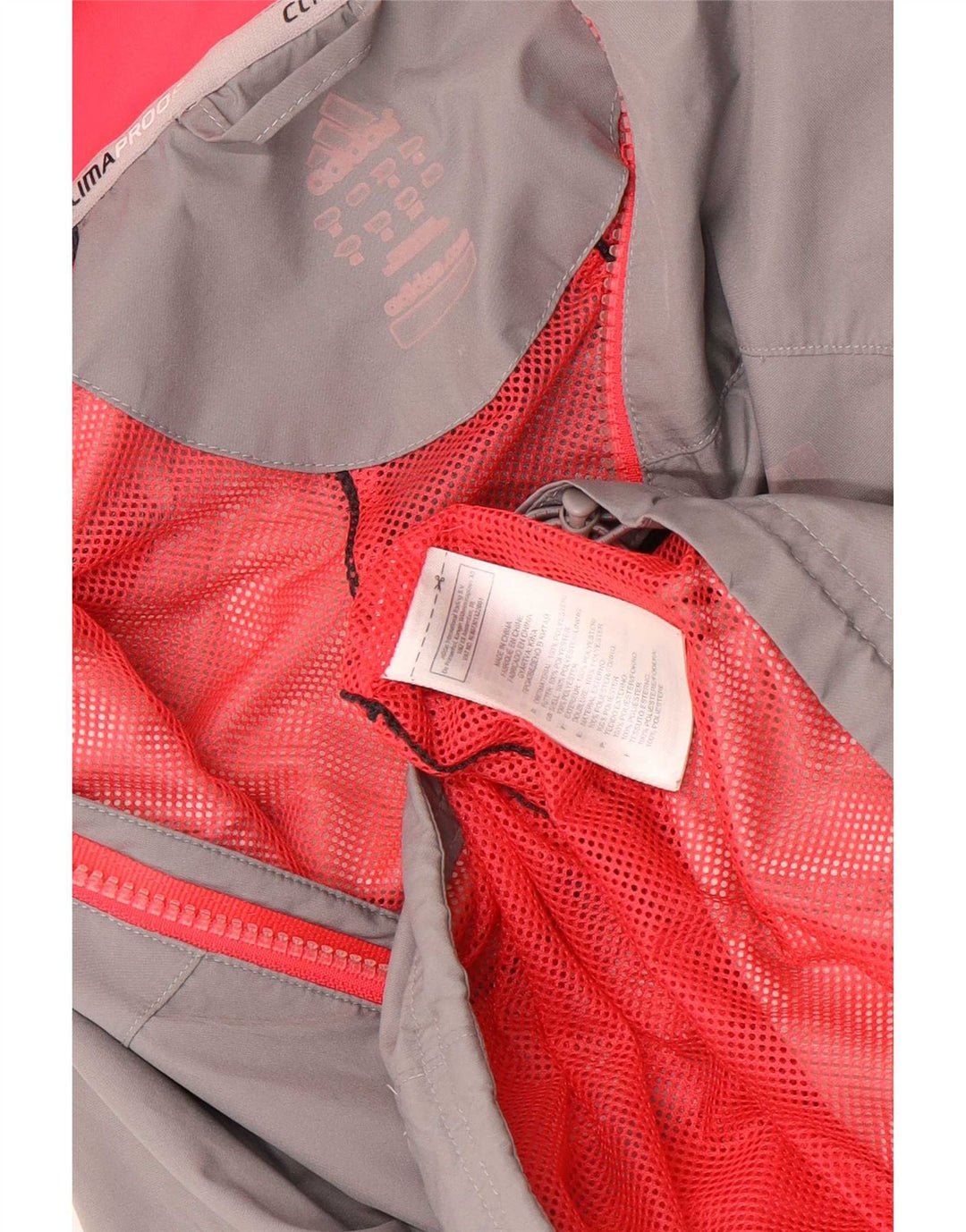 Adidas træningsdragt til kvinder, topjakke UK 16 Large Grå Colourblock Polyester