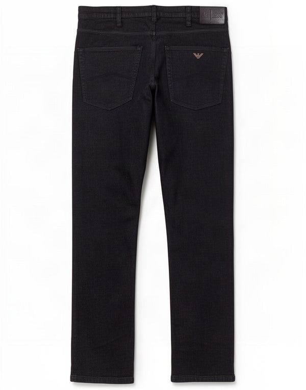 Pantaloni casual regolari da uomo Armani W33 L27 cotone nero