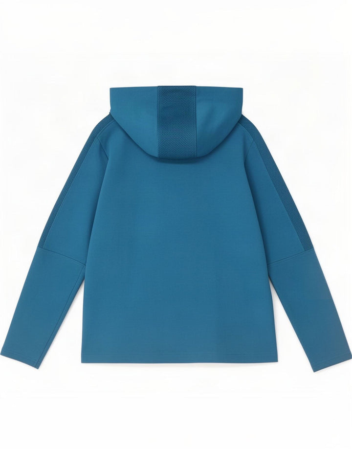 Arena Womens Zip Hoodie Sweater UK 12 Medium Blue