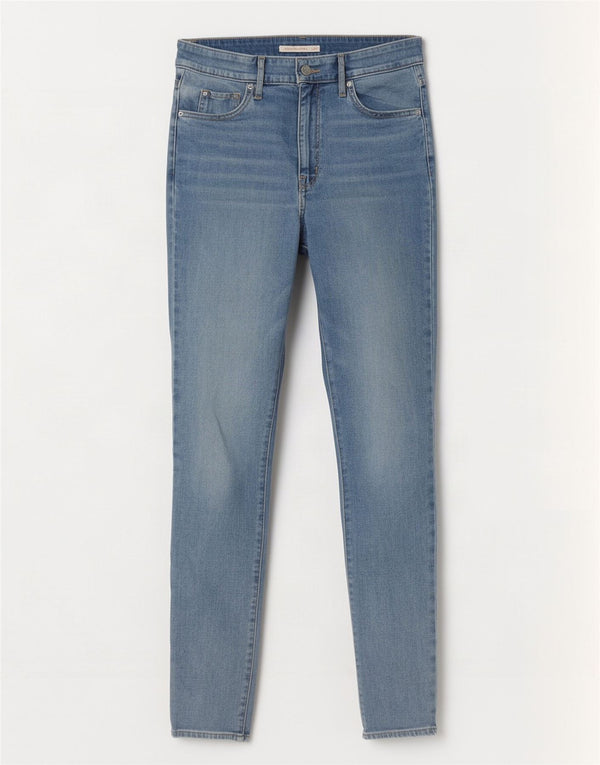 Γυναικείο Levi's 721 Χαμηλόμέση Skinny Jeans W29 L30 Μπλε βαμβακερό