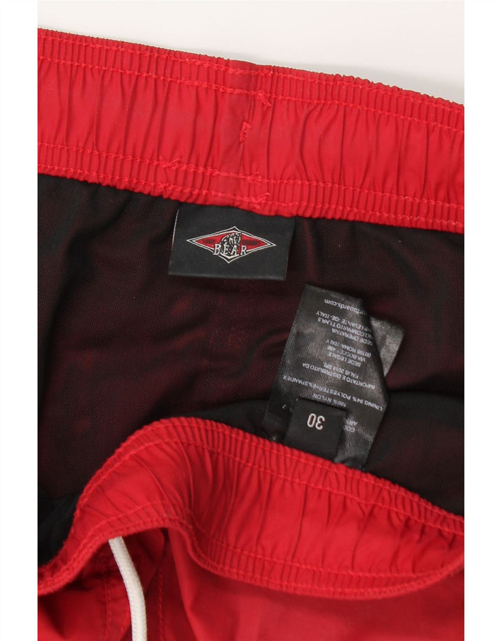 Bear Herre svømmeshorts Medium Rød Colourblock Nylon