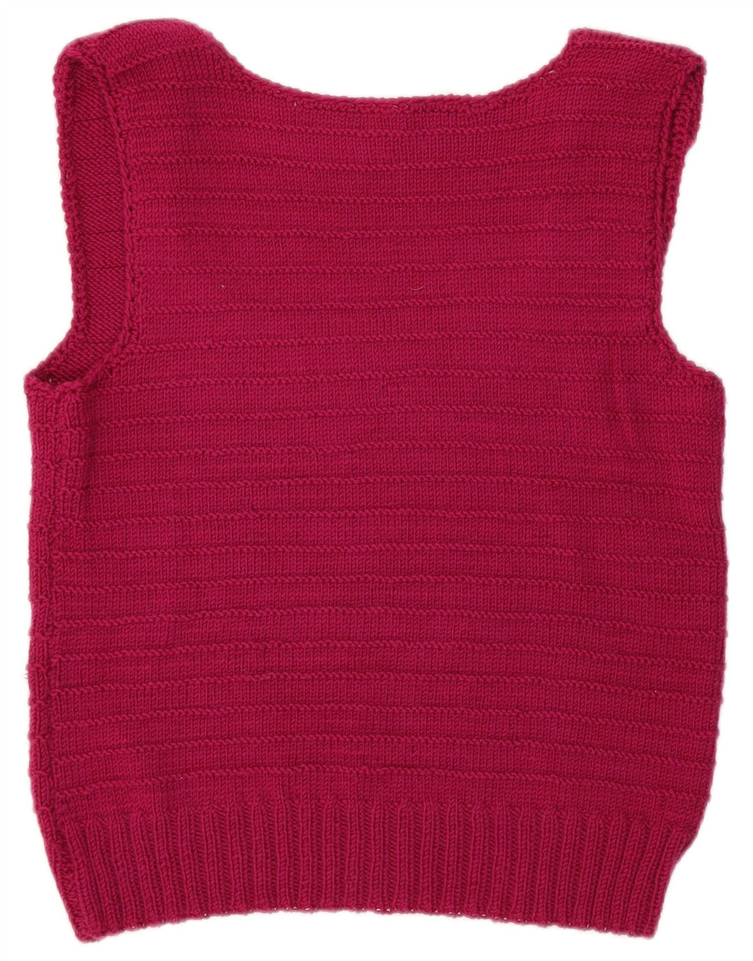 Vintage Dame Vest Tank Top UK 14 Medium Pink