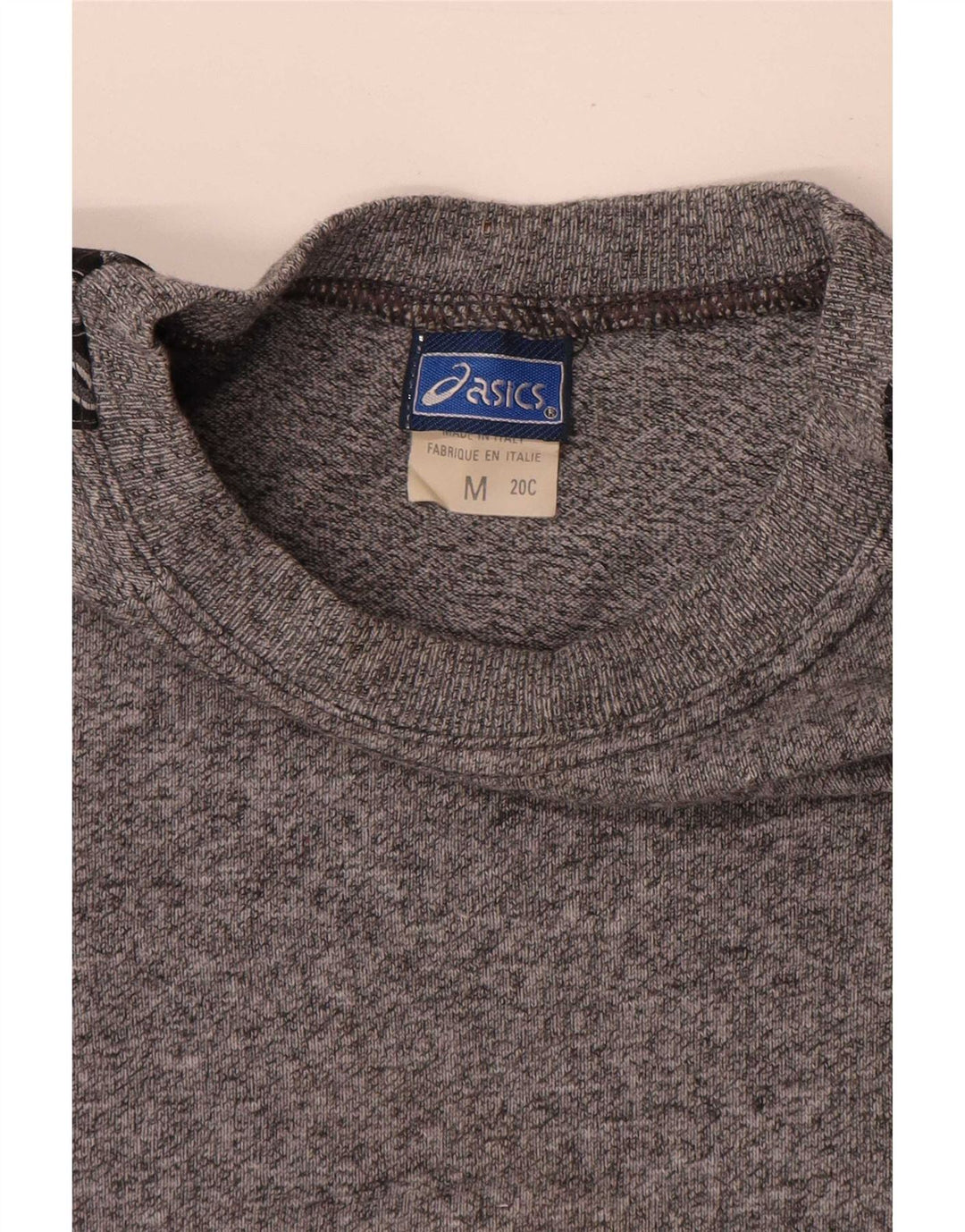 T-shirt grafica da uomo Asics in cotone mélange grigio medio