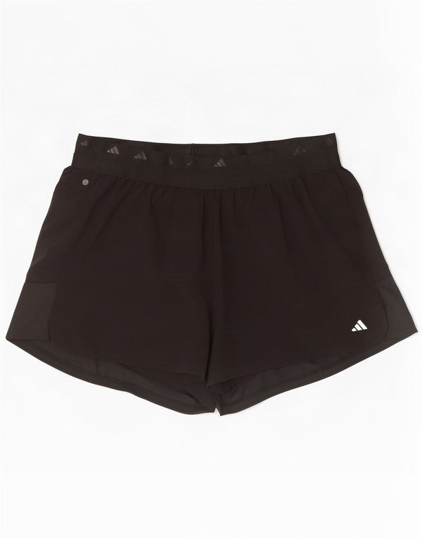 Pantaloncini sportivi Adidas Aeroready Graphic da uomo 2XL poliestere nero