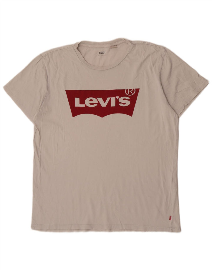 T-shirt grafica da uomo Levi's Top grande bianca