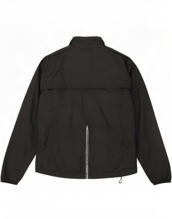 Nike Mens Tracksuit Top Jacket UK 36/38 Small Black Polyester