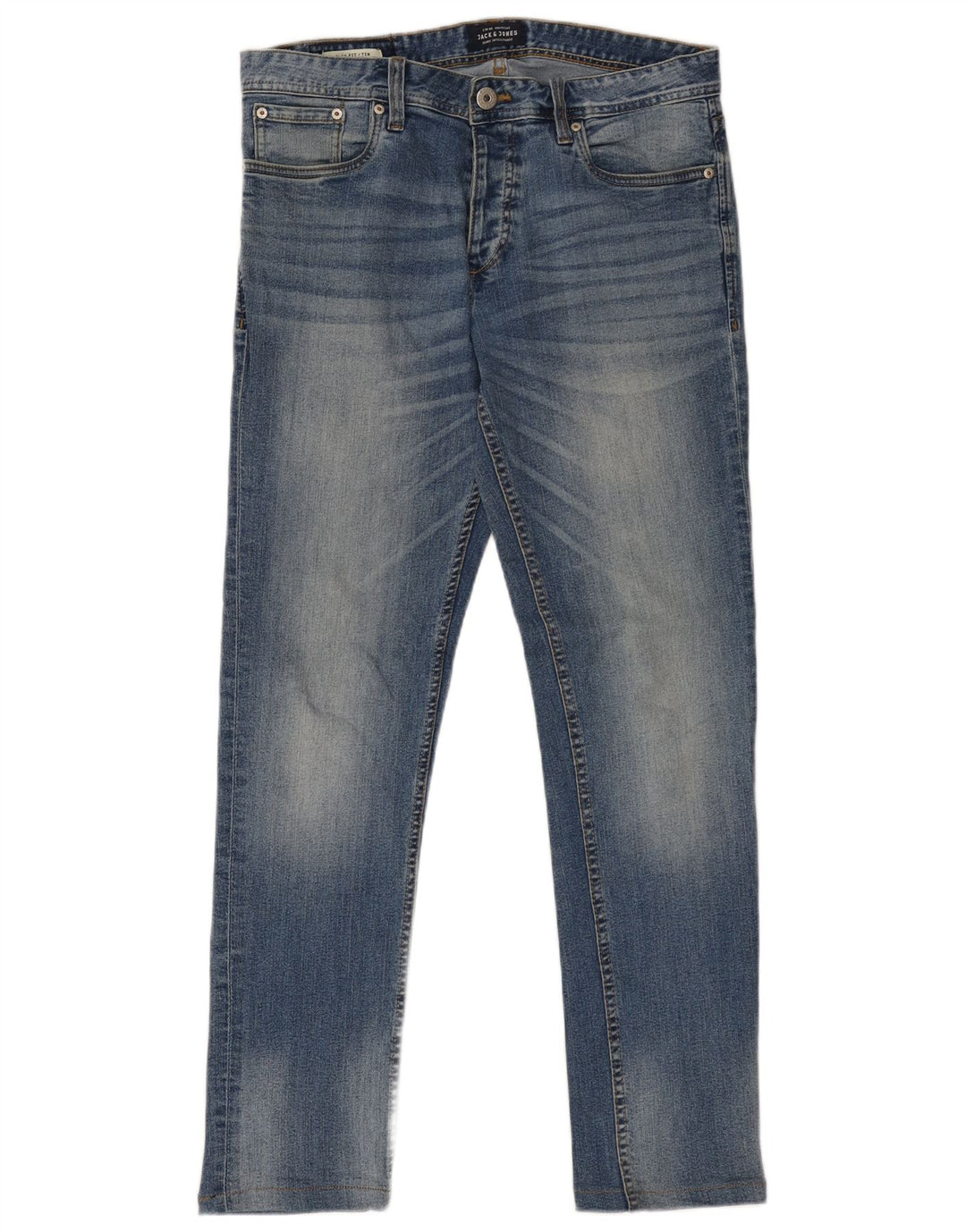 JACK & JONES Mens Tim Slim Jeans W31 L31  Blue Cotton