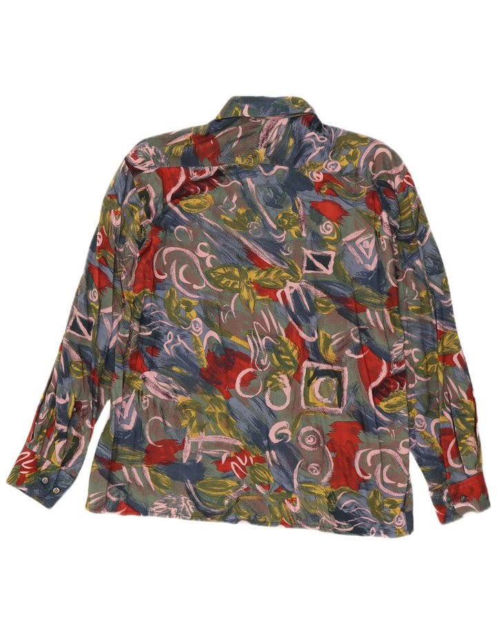 Camargue Mens Abstract Pattern Shirt Size 37/38 Small Multicoloured Viscose