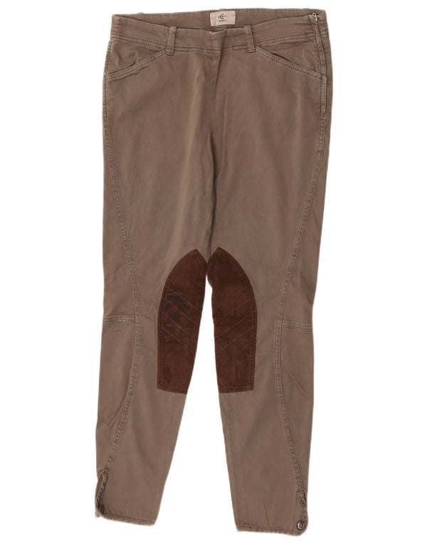 Cerruti 1881 Womens Casual Trousers IT 42 Medium W31 L27 Grey Colourblock