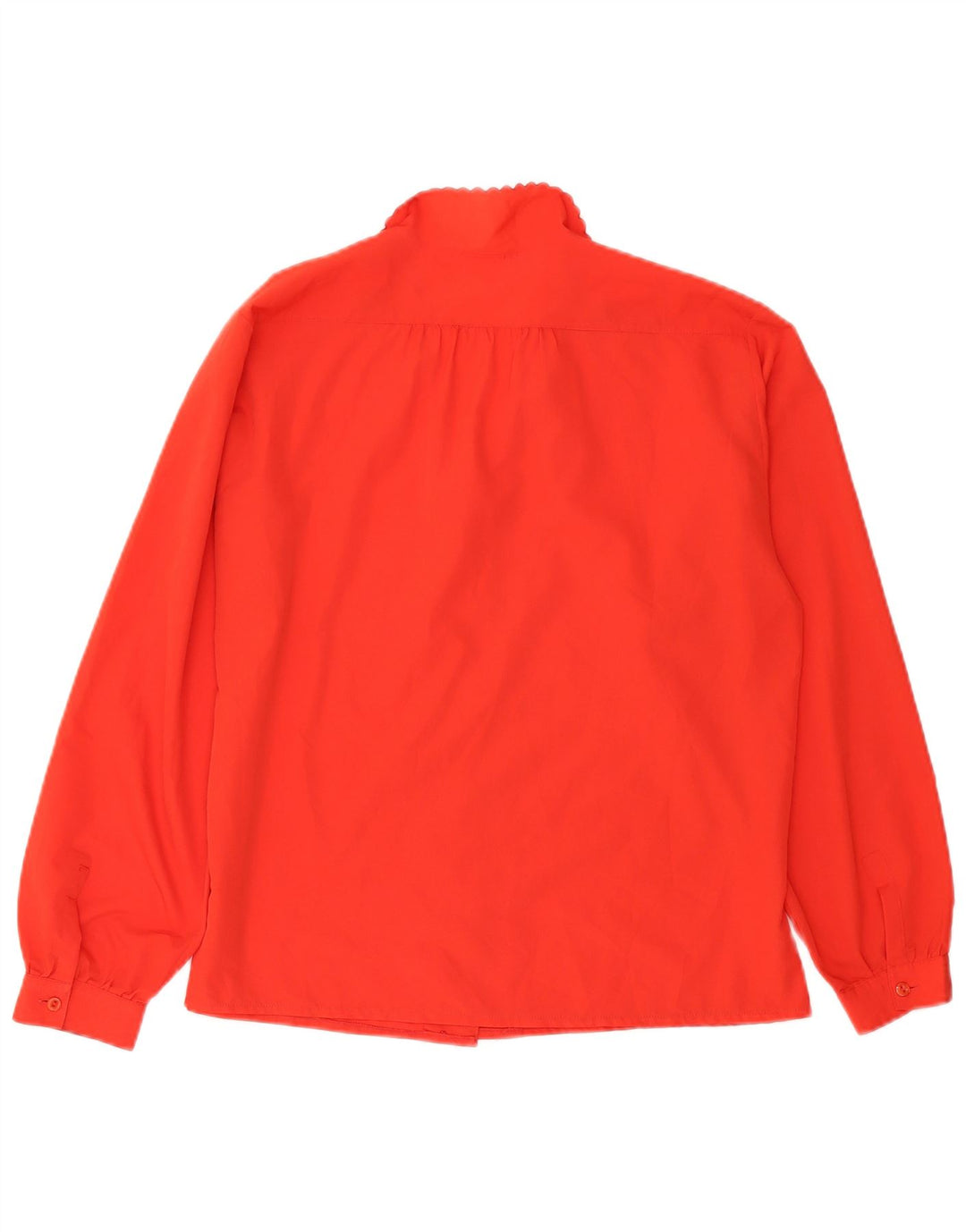 Camicetta camicia vintage da donna UK 16 grande rossa