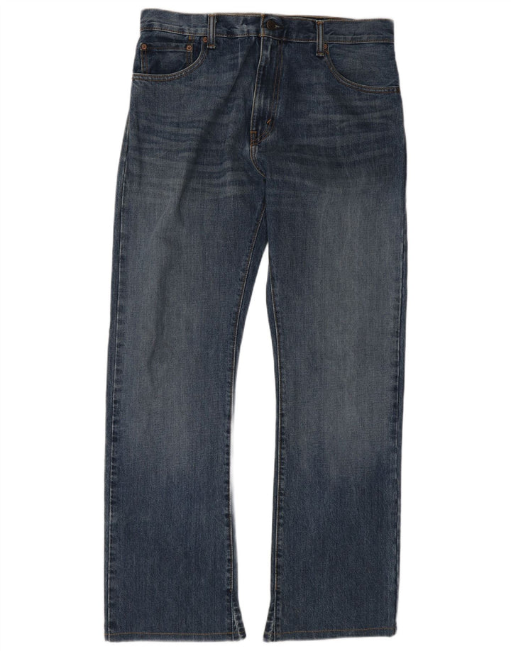 Levi's Mens 517 Bootcut Jeans W34 L34 Blue Cotton