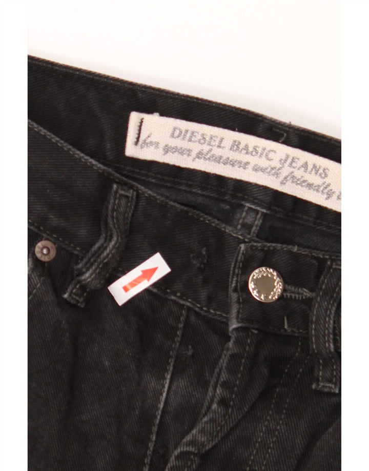 Diesel Mens Zathan Straight Jeans W29 L32 Black Cotton