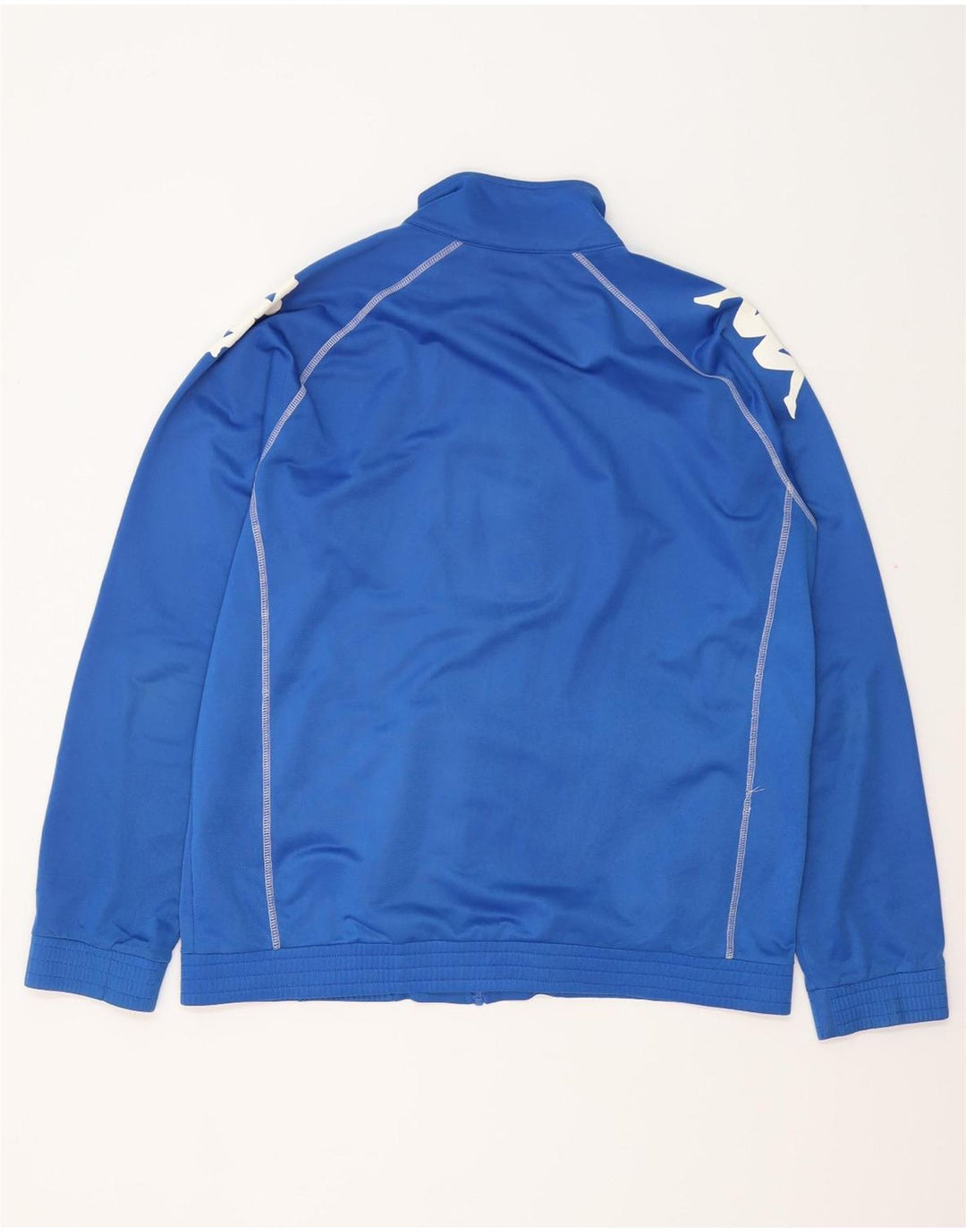 KAPPA Mens Graphic Tracksuit Top Jacket XL Blue Polyester