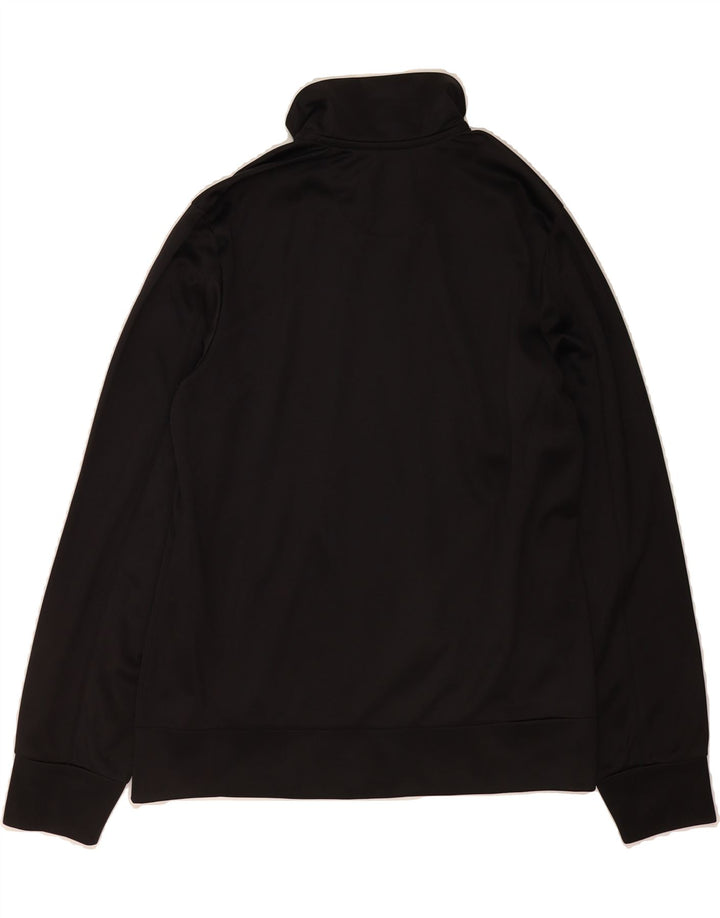 LOTTO Womens Tracksuit Top Jacket UK 14 Medium Black Vintage Lotto and Second-Hand Lotto from Messina Hembry 