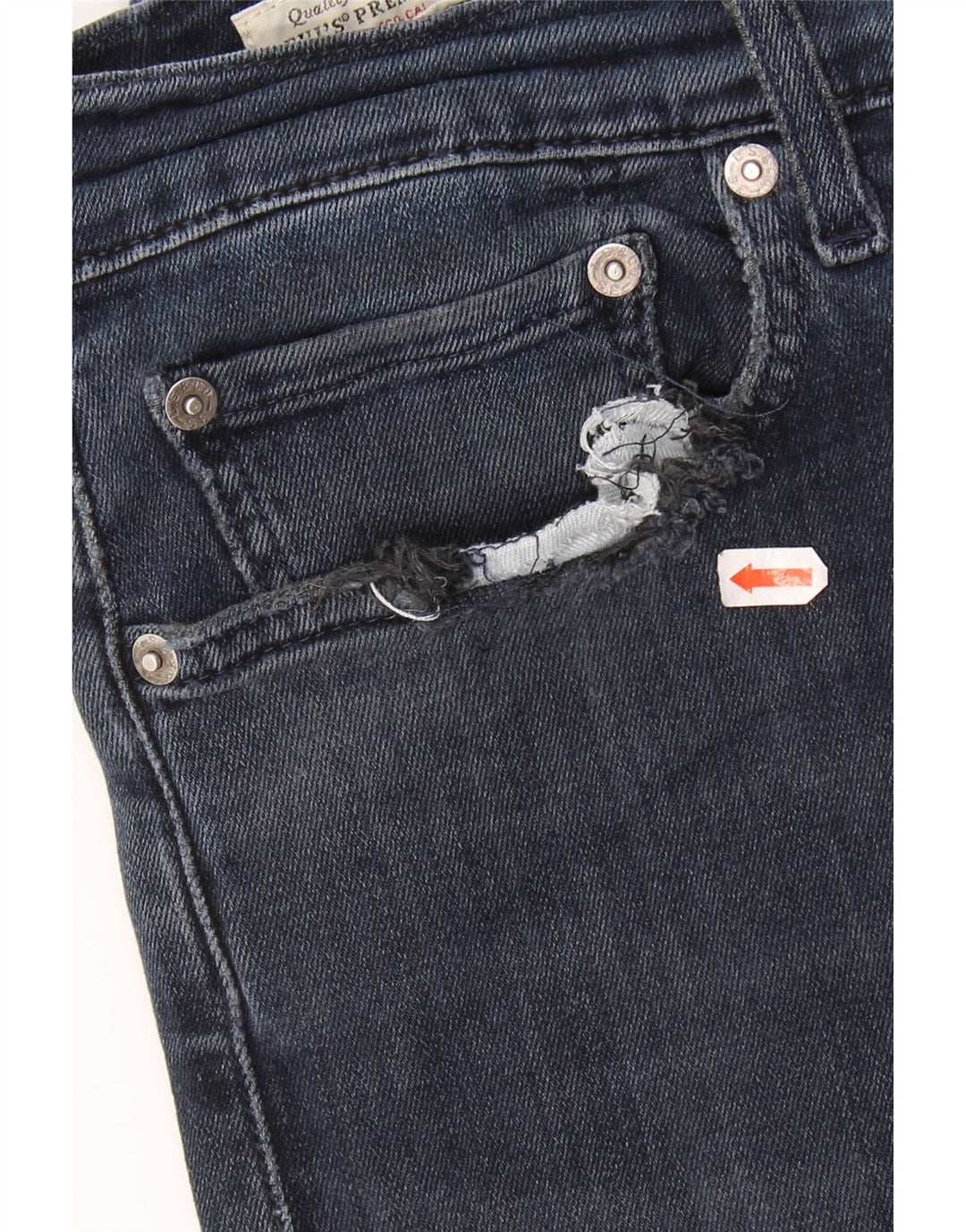 LEVI'S Mens Skinny Jeans W32 L32  Blue Cotton