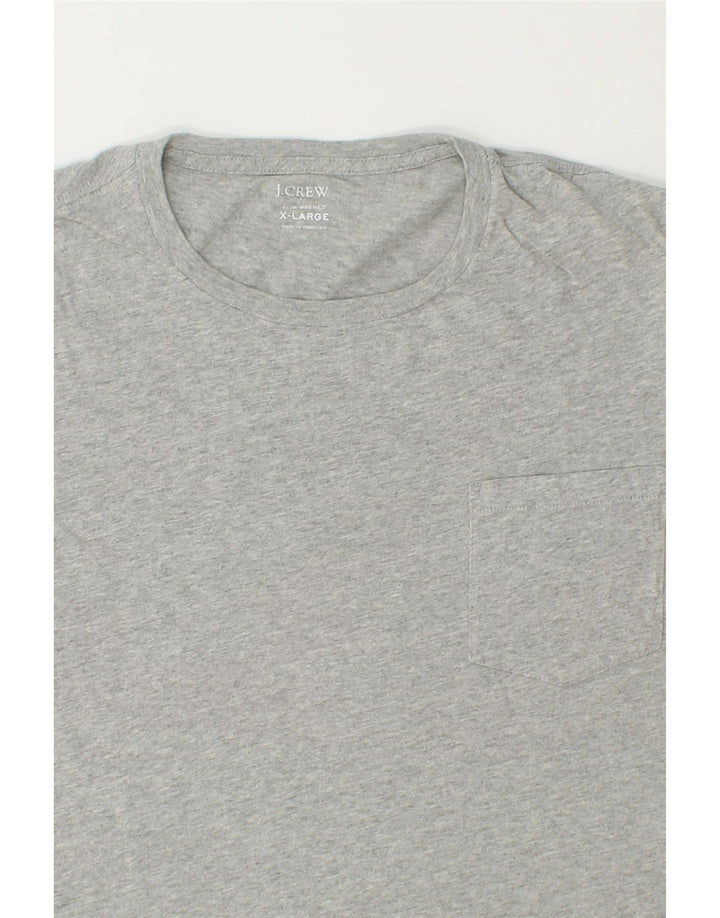 J. CREW Mens Slim T-Shirt Top XL Grey Cotton Vintage J. Crew and Second-Hand J. Crew from Messina Hembry 