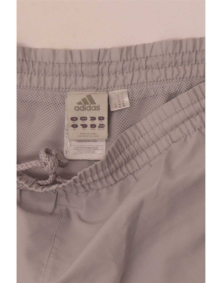 Pantaloncini sportivi da uomo Adidas XL poliestere grigio