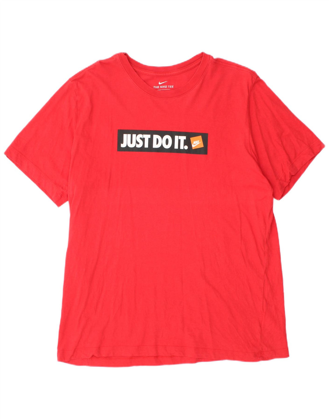 Nike Mens Graphic T-Shirt Top Large Red Cotton
