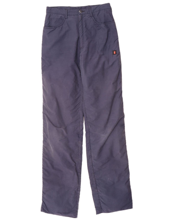 Ellesse Damen gerade Windjacke Hose IT 44 Medium W28 L35 Marineblau