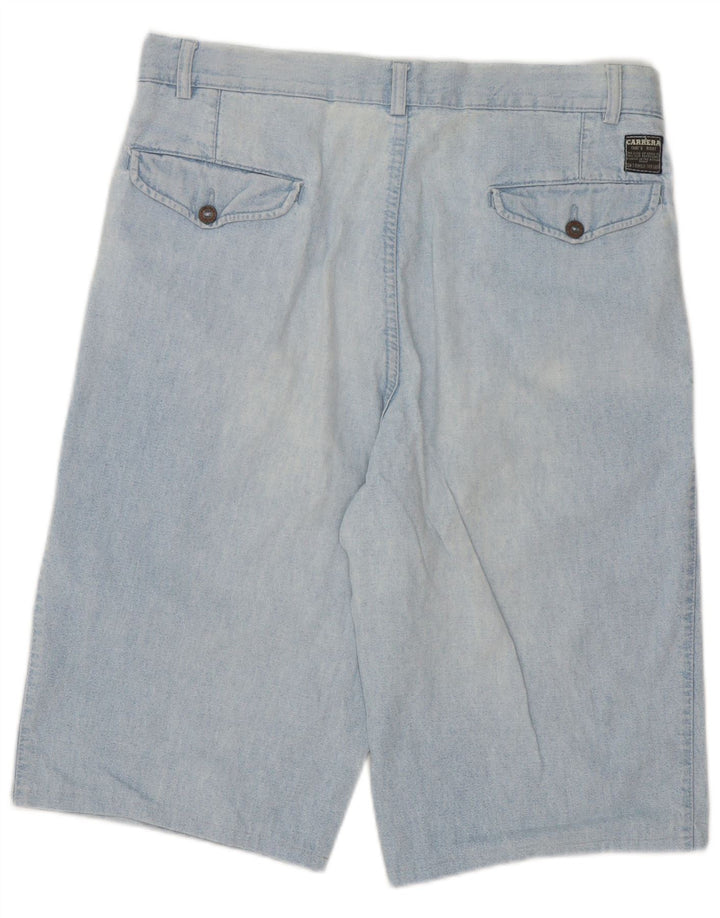 Carrera Herren Pegged Denim Shorts W32 Mittelblau