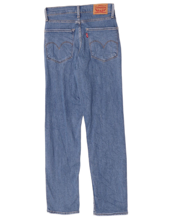 Levi's Jean Droit 724 Taille Haute Femme W24 L26 Bleu Coton