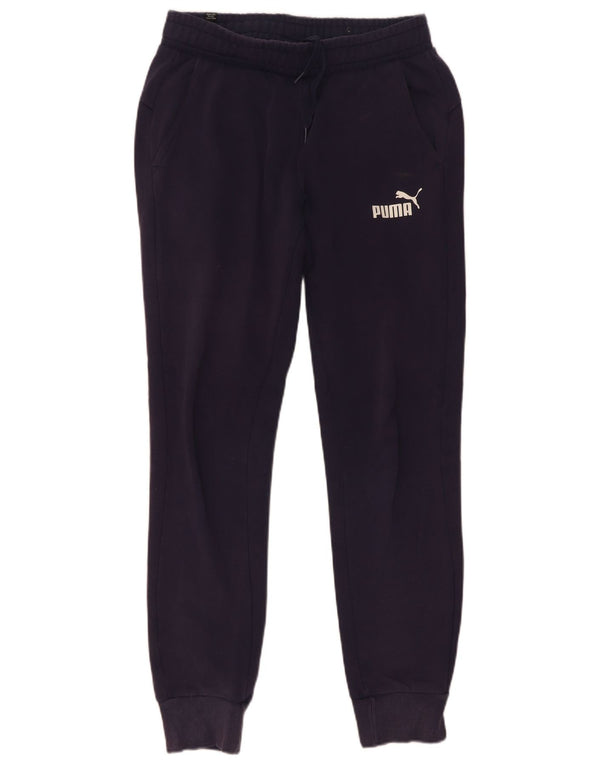 Pantaloni da tuta da uomo Puma Joggers Small Blu Navy Cotone