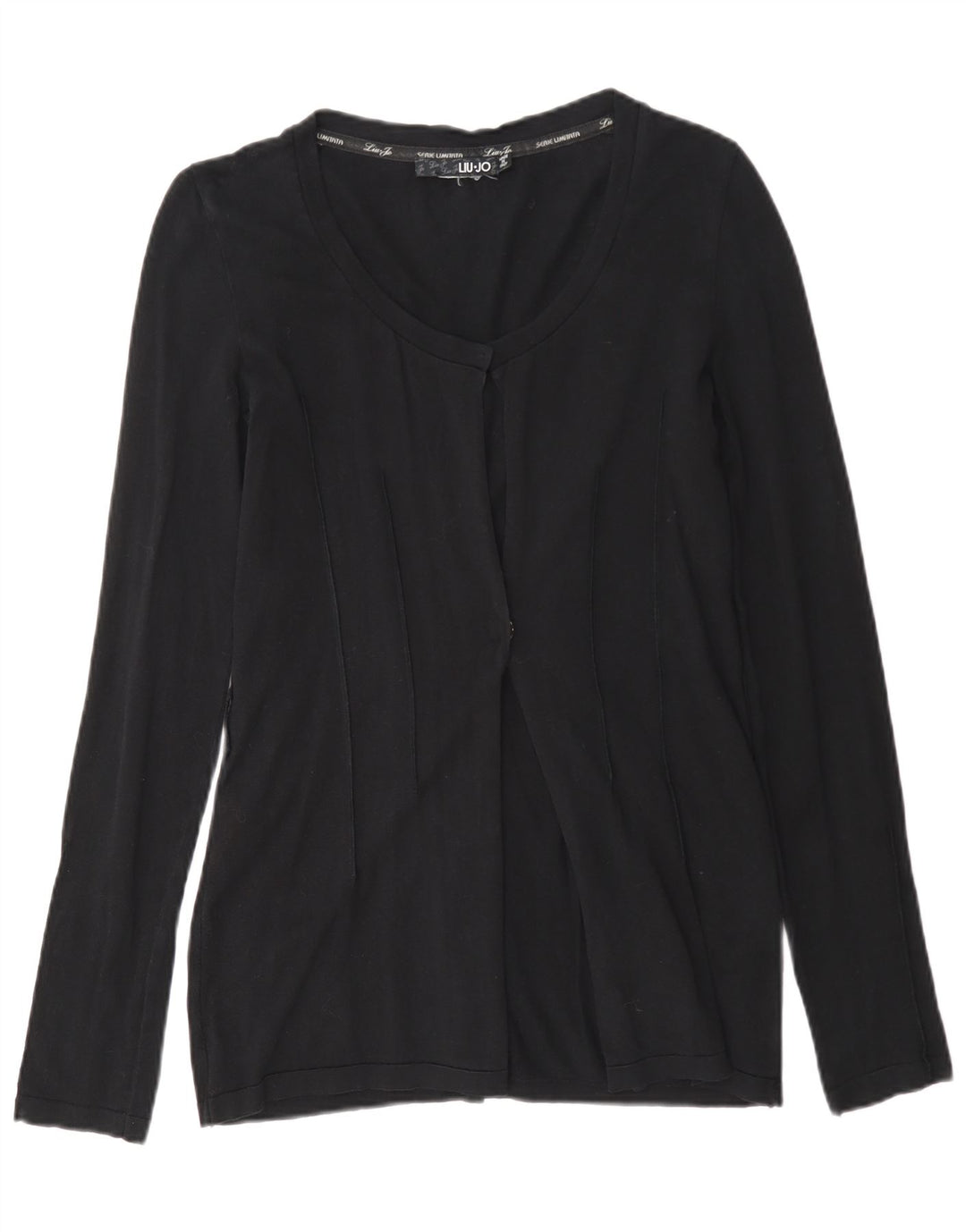 Liu Jo Womens Cardigan Sweater IT 42 Medium Black