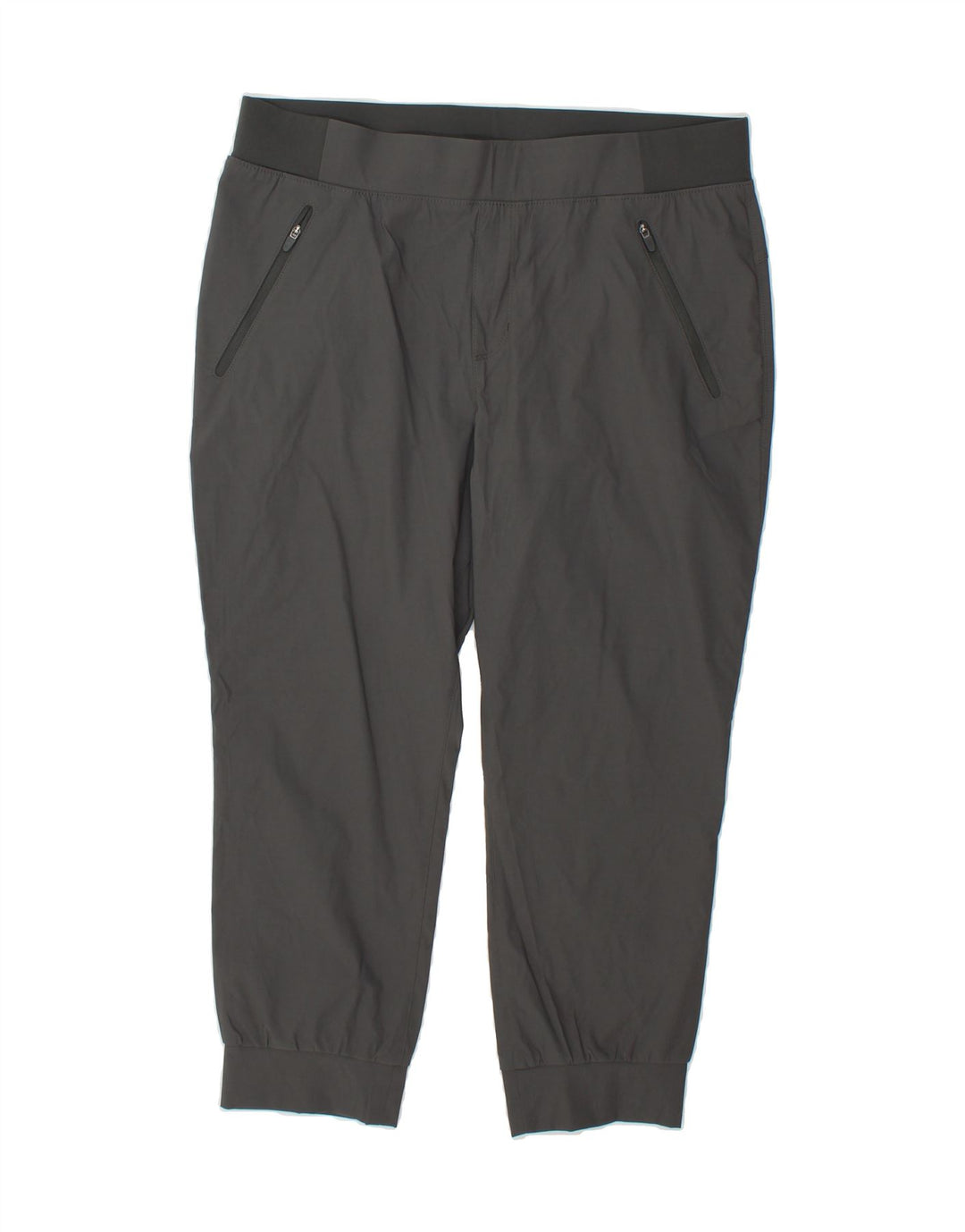 EDDIE BAUER Womens Tracksuit Trousers Joggers UK 12 Medium  Grey Nylon Vintage Eddie Bauer and Second-Hand Eddie Bauer from Messina Hembry 