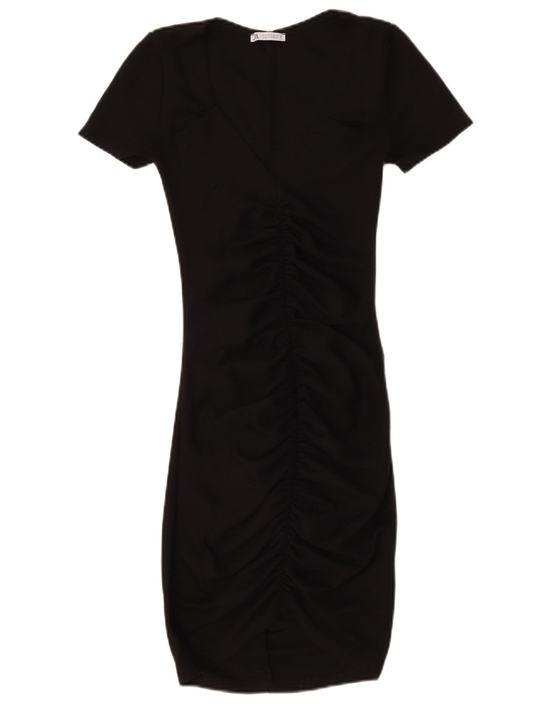 ZARA Womens Bodycon Dress UK 8 Small Black