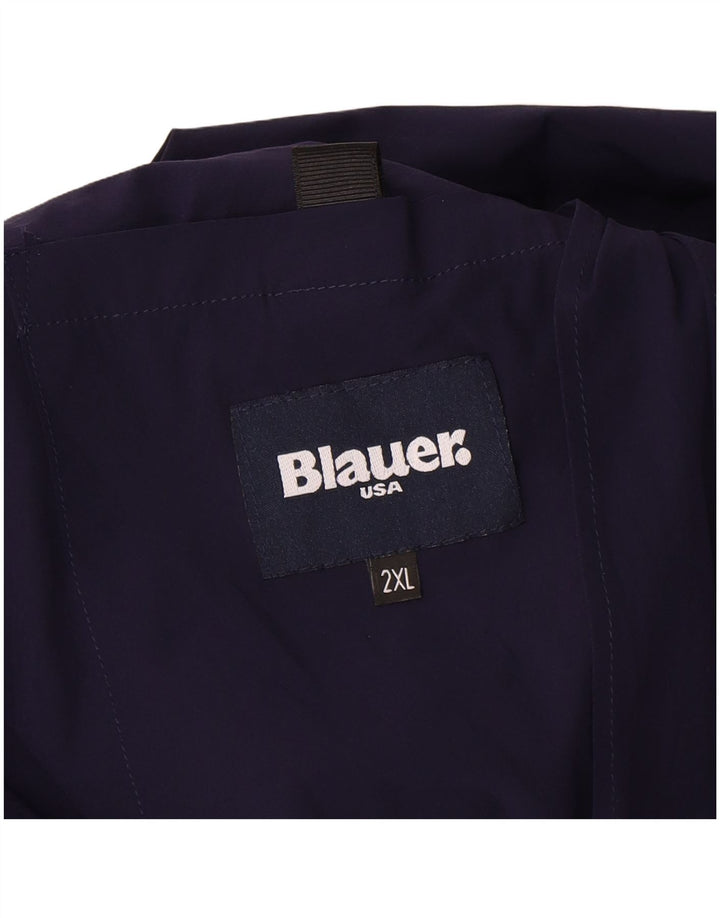 Jachetă Bomber Blauer pentru bărbați 2XL L27 Poliamidă bleumarin