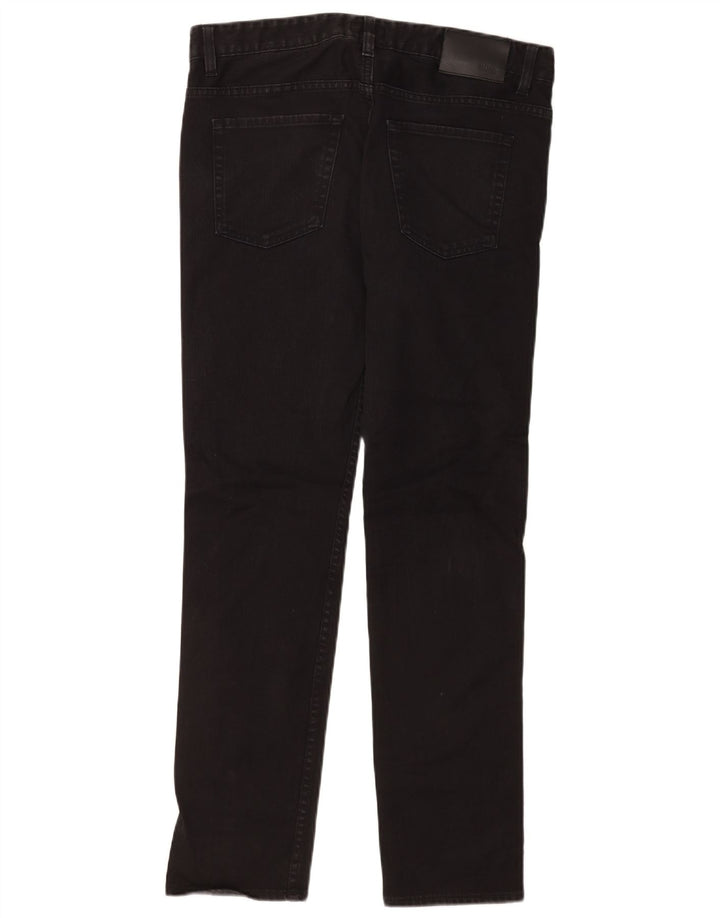 Hugo Boss Mens Slim Jeans W34 L32 Black Cotton