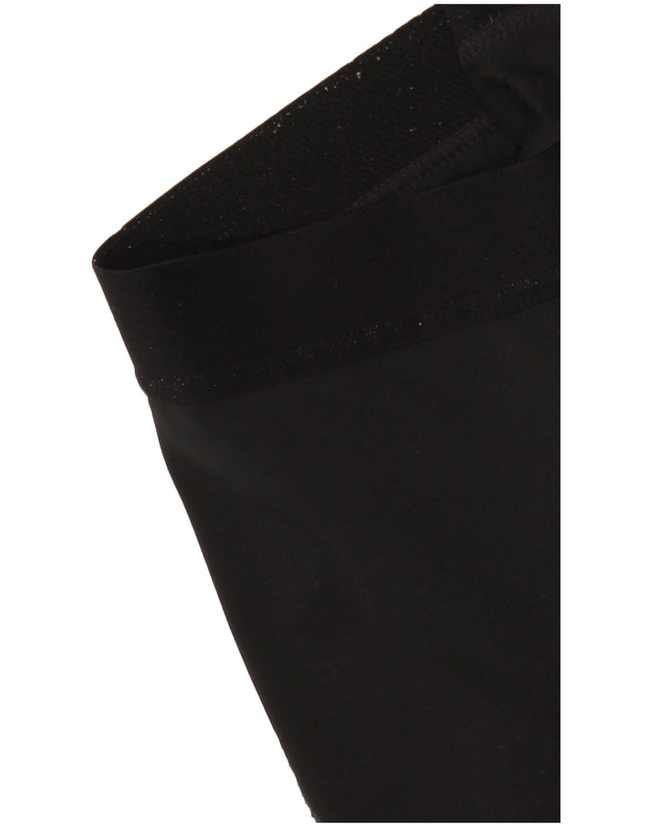 Nike Womens Dri Fit Graphic Leggings UK 14 Medium  Black