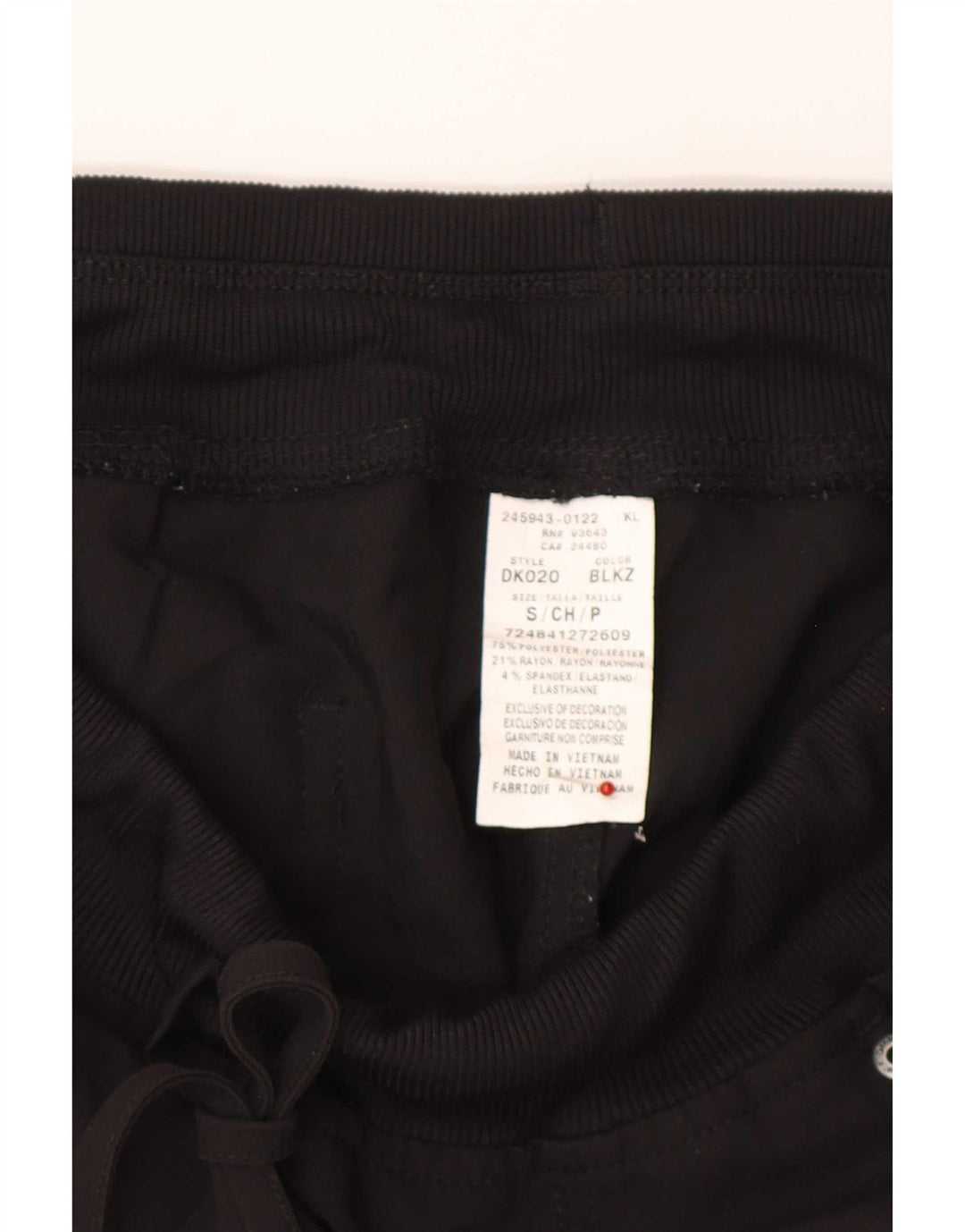 Damskie spodnie cargo Dickies Regular, małe W26 L30, czarny poliester