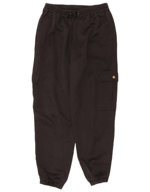 MINT VELVET Γυναικεία φόρμα Cargo Παντελόνι Joggers UK 12 Medium Black