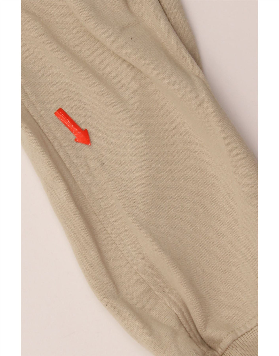 Marks & Spencer Herre Grafisk Sweatshirt Jumper Medium Beige Bomuld